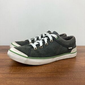 Teva Freewheel Sneakers Gray Suede 1001983 Women's Size 7 Low Top Lace Up.